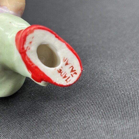 Mid Century Modern Porcelain Pigs Tumbling Made in Japan Vintage Set of 6 - Picture 10 of 15